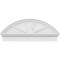 Ekena Millwork Segment Arch 4 Spoke Architectural Grade PVC Combination Pediment, 42"W x 17-3/8"H x 2-3/4"P PEDPC042X175SEG04 - alternate 6